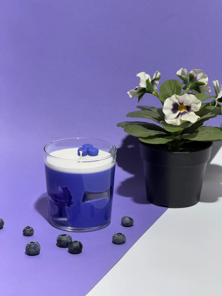 Jase Concept markalı Blueberry içeçeği görünümlü fresh kokulu doğal mum.